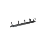 LogiLink kabelių vedimo plok&scaron;tė skirstomajai spintelei - RAL 9005 - 1U - 48,3 cm (19 colių)