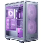Cooler Master MasterFrame 500 Mesh ARGB Midi Tower kompiuterio korpusas, Silver, grūdintas stiklas
