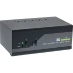 InLine KVM stalinis jungiklis, 2 prievadai, dviejų monitorių DP 1.2, 4K, USB 3.0, garsas