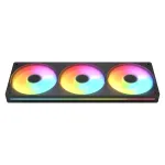 Ventiliatorių rinkinys Cougar Unity360-FB Single-Frame 360 ARGB PWM Forward, 120mm&times;3, 700&ndash;2500 RPM, FDB, 5.4 mmH2O, Juodas