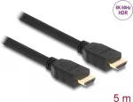 DeLOCK High Speed HDMI kabelis 48 Gbps 8K 60 Hz juodas 5 m