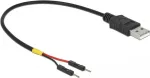 DeLOCK 85401 USB maitinimo kabelis, USB Type-A į 2x pavienius kontaktinius kai&scaron;telius, 0,2 m