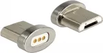 DeLOCK 65929 USB Type Micro-B magnetinis adapteris (lyties keitiklis) sidabrinis