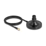 Antenos magnetinis pagrindas DELOCK ULA100 &ndash; 1 x N lizdas į 1 x SMA ki&scaron;tuką, 1,5 m laidas, lauko, juodas