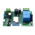 Tuya HS083700 belaidis relės modulis vartų valdymui, 1 kanalas, 85-250 V, Wi-Fi ir RF