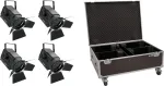 EUROLITE rinkinys 4x LED THA-150F + dėklas (20000681)