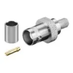 Wentronic Goobay 11358 BNC presavimo jungtis RG 59/U kabeliui, auksinis kontaktas
