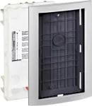 Legrand 5145755 įmontuojamas vaizdo domofono korpusas, juodai sidabrinis
