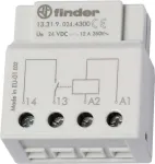 Finder Relė UP-Dozei arba Schalterdozei 13.31.9.024.4300 24 V/DC 1 Normaliai Atviras Kontaktas 12 A 250 V/AC
