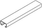 Perforuotas profilio bėgelis SW 16,5mm 200x35x18 A (1119826)
