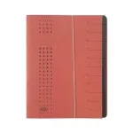 ELBA chic-i&scaron;plečiamas aplankas, A4, raudonas, skyriai 1&ndash;12, kartonas (42496 RO)