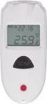 VOLTCRAFT IR 110-1S rankinis termometras juodas - baltas, &deg;F/&deg;C, -33 &ndash; 110 &deg;C, įmontuotas ekranas (IR 110-1S)
