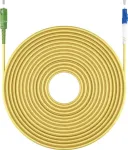 Goobay 59653 Skaidulinis optinis kabelis 15 m SC/APC LC/UPC FTTH OS2 Geltonas (59653)