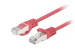 Lanberg PCF6-20CC-0100-R Cat.6 F/UTP komutacinis kabelis, 10 vnt., 1 m, raudonas