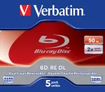 Verbatim BD-RE DL 50GB 2x5pakuotės Jewel Case 5 vnt.