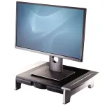 Fellowes kompiuterio monitoriaus stovas su 5 auk&scaron;čio reguliavimo padėtimis - Office Suites monitoriaus pakėlimo stovas su laikymo lentyna - ergonomi&scaron;kas reguliuojamas monitoriaus stovas - maks. svoris 36 kg / maks. dydis 28 coliai - grafitas