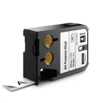 DYMO XTL Universalūs vinilo lipdukai | 19 mm | Juoda ant baltos