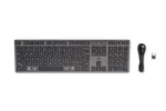 HP 720 Multi-Device belaidė klaviatūra su įkrovimu, pilno dydžio (100%), belaidė, USB + Bluetooth, mechaninė, QWERTY, juoda