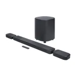 Garso juosta JBL Bar 1000MK2 juoda &mdash; 7.1.4 kanalai, 960 W, Dolby Atmos/DTS:X, belaidis + laidinis