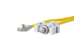 Tinklo kabelis METZ CONNECT E-DAT V6 15m Cat6 S/FTP Geltonas