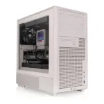 Thermaltake Retro 260 TG Beige &mdash; Micro-ATX PC Case, Tempered Glass, 2x 120mm Fans, USB-C, 280mm Radiator / 370mm GPU Support