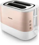 Philips Viva Collection HD2638/11 Skrudintuvas 2 griežinėliai 950 W Rožinis auksas, Baltas