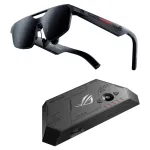 ASUS ROG XREAL R1-N AR akiniai žaidėjams 240 Hz, siauras dydis IPD 63 (57-66 mm), juodi