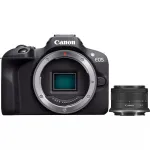 Canon EOS R100 + RF-S 18-45mm F4.5-6.3 IS STM komplektas MILC 24,1 MP CMOS 6000 x 4000 pikselių juoda