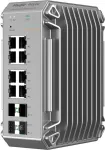 Reyee 12-Port Industrial Switch, 8x Gigabit, 4x SFP, up to 80&deg;C (RG-NIS3100-8GT4SFP-HP)