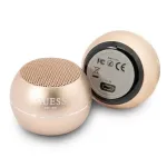 &bdquo;Guess GUWSALGEDSpeaker&ldquo; Mini ne&scaron;iojamas Bluetooth garsiakalbis, auksinis