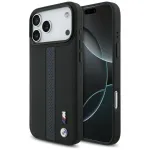 BMW M Perforated Stripe Logo MagSafe Case, skirtas iPhone 17 Pro Max, mėlyna