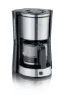 SEVERIN KA 4823 filtruota kavos virimo aparatas sidabrinis/juodas 1.25L 10 puodelių 1000W