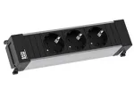 Bachmann Power Frame 3x SCHUKO lizdų blokas su 2 m kabeliu
