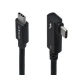 StarTech.com Thunderbolt 5 laidas 0,8 m &ndash; USB-C (vyri&scaron;kas) į USB-C (vyri&scaron;kas) &ndash; 80 Gbps / 120 Gbps &ndash; 240 W &ndash; juodas
