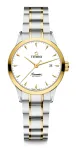 TITONI Airmaster Ladies Watch 23733SY-583 29mm Swiss Quartz Stainless Steel with Yellow Gold PVD