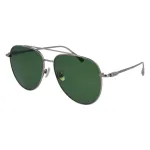 FERRAGAMO SF308S-44 Vyri&scaron;ki stačiakampiai akiniai nuo saulės &ndash; rudas Havana acetato rėmelis, pilki polikarbonatiniai lę&scaron;iai, UV400 apsauga