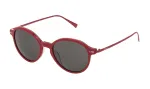 STING Unisex Sunglasses SST007510TA6 - Juodas acetatinis rėmelis, pilki polikarbonatiniai lę&scaron;iai, UV400 apsauga, 51 mm lę&scaron;io plotis