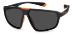 POLAROID PLD2142SRC2 Unisex Rectangular Sunglasses - Havana Frame, Brown Polarized Lens