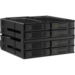 ICY DOCK ToughArmor MB508V5P-B 8 Bay 2,5 inch U.2/U.3 NVMe SSD/HDD Full Metal Backplane Module