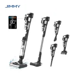 JIMMY PW11 Pro Max-B belaidis dulkių siurblys ir grindų ploviklis, 460 W, 21.6 V, 40-80 min veikimo laikas, juodas/sidabrinis