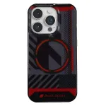 Audi IML Sport MagSafe dėklas, skirtas iPhone 14 Pro 6.1, juodas, kietas