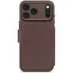 Decoded Leather Detachable Wallet, skirta iPhone 17 Pro su MagSafe &ndash; &scaron;okoladinis rudas