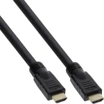 InLine High Speed HDMI laidas su Ethernet Premium 4K2K ki&scaron;tukas / ki&scaron;tukas juodas 5 m