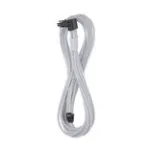 CableMod PCIe 12VHPWR StealthSense ModMesh pintas laidas Corsair Type 5 RMx SHIFT 16 kontaktų iki 90&deg; 16 kontaktų, 65 cm, baltas