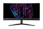 Acer Predator X34QXC Ergo OLED 86 cm 34 colių lenktas WQHD ZeroFrame OLED 360 Hz 21:9 0,03 ms (GTG) 1300 nitų 2x HDMI 2.1 2x DP 1x USB-C įmontuoti garsiakalbiai