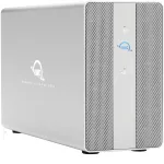 Dviejų skyrių duomenų saugojimo dėžė OWC Mercury Elite Pro Dual su 3 USB lizdų &scaron;akotuvu, SATA-600, USB 10 Gb/s, sidabrinė