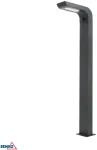 BEMKO SOLVEO Hybrid LED sodo žibintas, 7W, 600lm, CCT 3000K/4000K/6500K, 80cm, IP65, tamsiai pilkas, PIR jutiklis