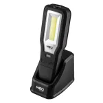 550 lm COB LED apžiūros lempa su įkrovimo stotele ir magnetiniu pagrindu