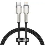 Baseus Cafule USB-C į Lightning PD 20W spartaus įkrovimo laidas 0,25 m, juodas