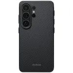 PITAKA Cairn Case MagSafe, skirtas Samsung Galaxy S26 Ultra, juoda-pilka
